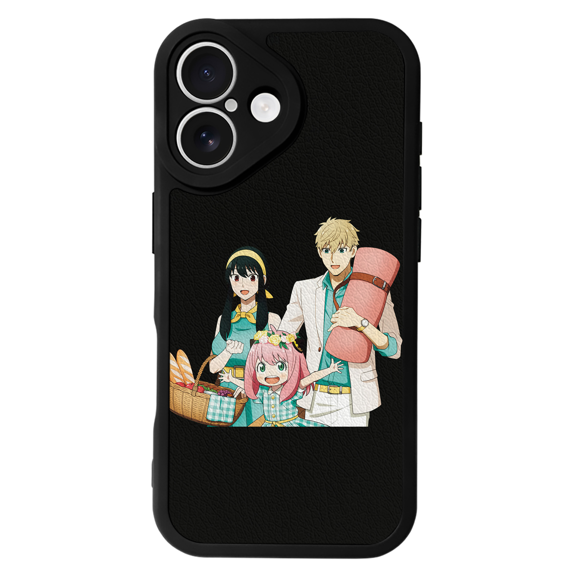 （画像用） SPY×FAMILY间谍家家酒 【iPhone 16シリーズ対応】シリコンスマホケース（レザー調） 材質：シリコン